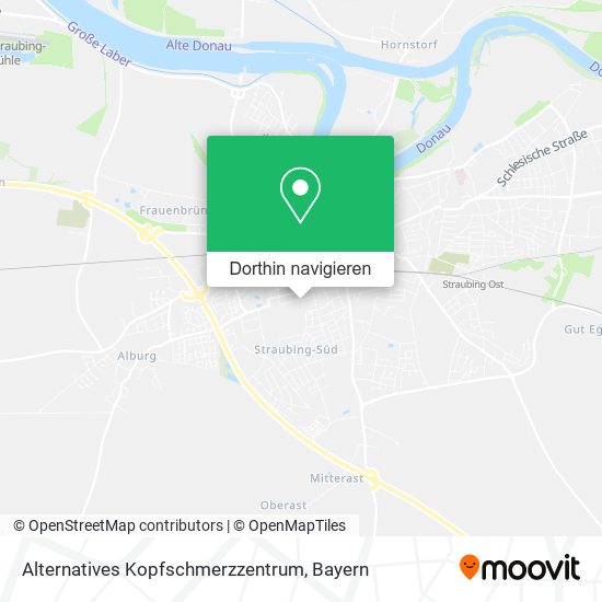 Alternatives Kopfschmerzzentrum Karte