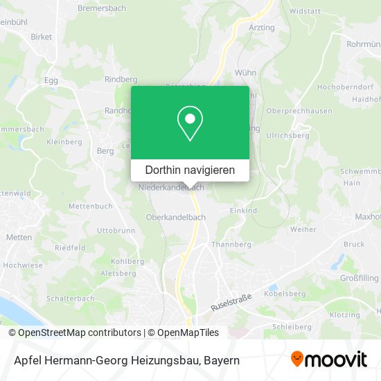 Apfel Hermann-Georg Heizungsbau Karte