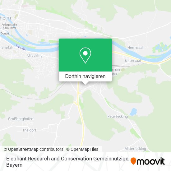 Elephant Research and Conservation Gemeinnützige Karte