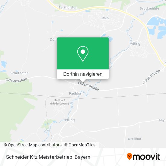 Schneider Kfz Meisterbetrieb Karte
