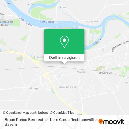 Braun Preiss Bernreuther Kern Curos Rechtsanwälte Karte