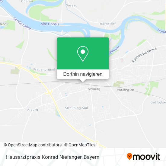 Hausarztpraxis Konrad Niefanger Karte