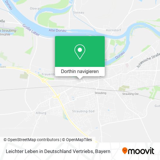 Leichter Leben in Deutschland Vertriebs Karte