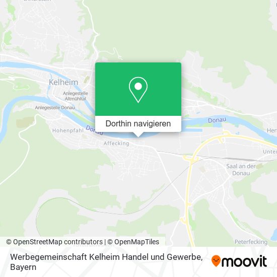 Werbegemeinschaft Kelheim Handel und Gewerbe Karte