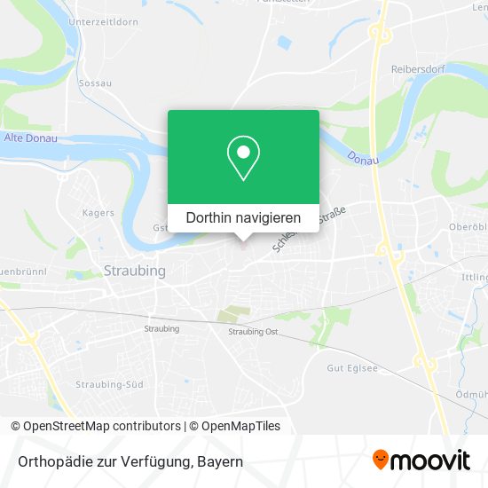 Orthopädie zur Verfügung Karte
