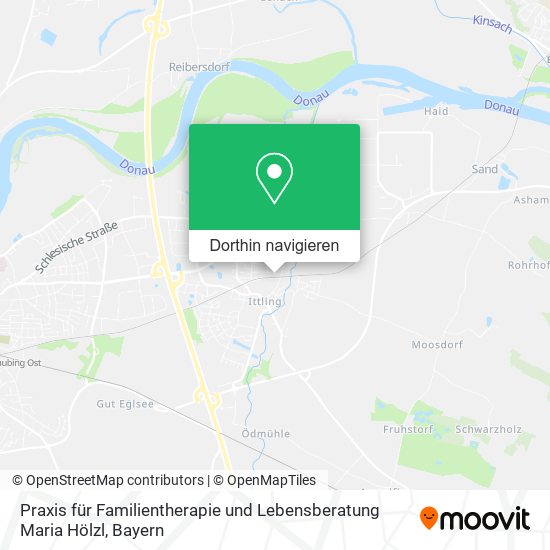 Praxis für Familientherapie und Lebensberatung Maria Hölzl Karte