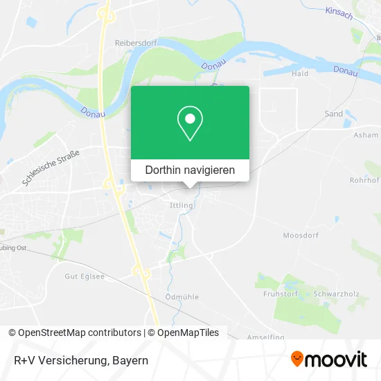 R+V Versicherung Karte