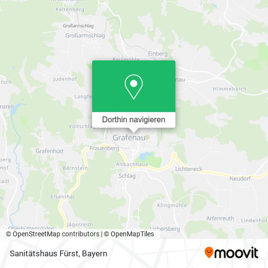 Sanitätshaus Fürst Karte