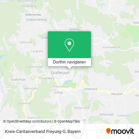 Kreis-Caritasverband Freyung-G Karte
