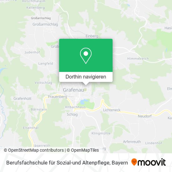 Berufsfachschule für Sozial-und Altenpflege Karte