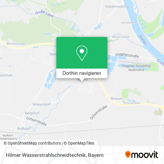 Hilmer Wasserstrahlschneidtechnik Karte