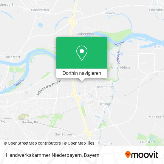 Handwerkskammer Niederbayern Karte
