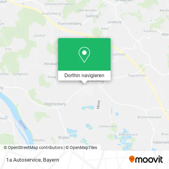1a Autoservice Karte