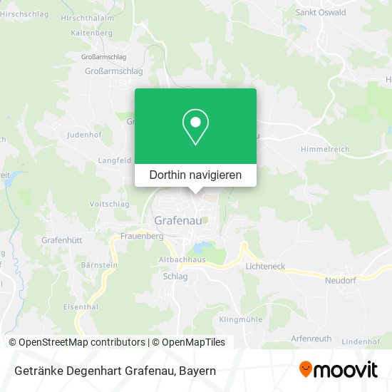 Getränke Degenhart Grafenau Karte