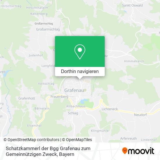 Schatzkammerl der Bgg Grafenau zum Gemeinnützigen Zweck Karte