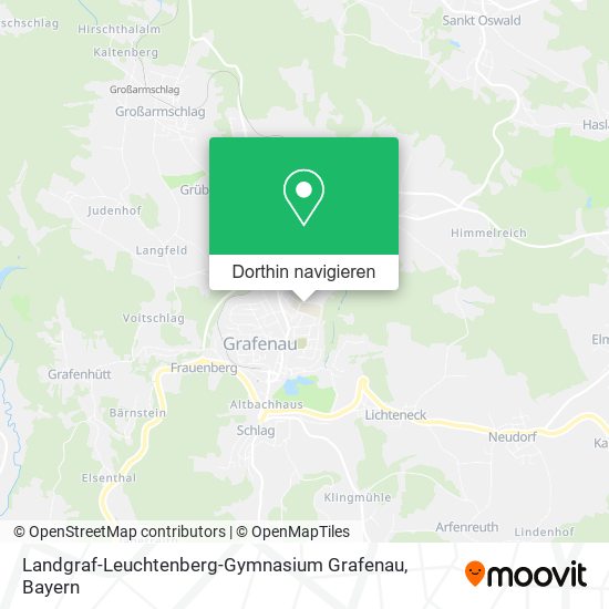 Landgraf-Leuchtenberg-Gymnasium Grafenau Karte