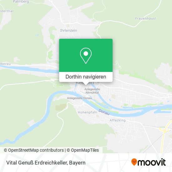 Vital Genuß Erdreichkeller Karte