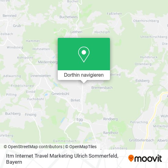 Itm Internet Travel Marketing Ulrich Sommerfeld Karte