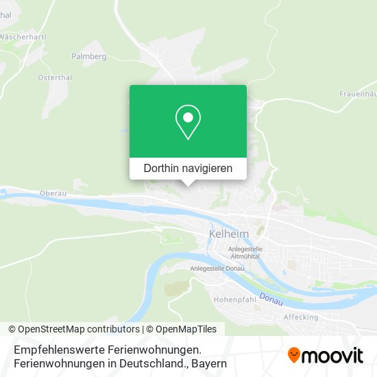 Empfehlenswerte Ferienwohnungen. Ferienwohnungen in Deutschland. Karte