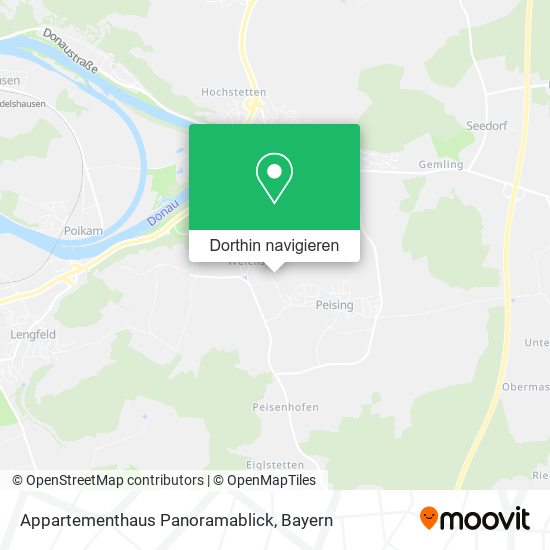 Appartementhaus Panoramablick Karte