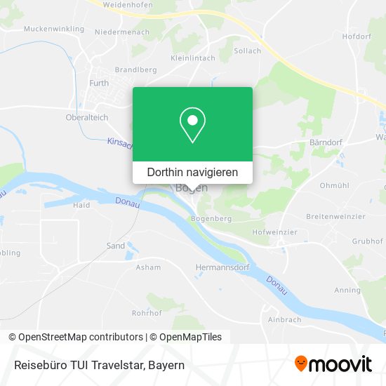Reisebüro TUI Travelstar Karte