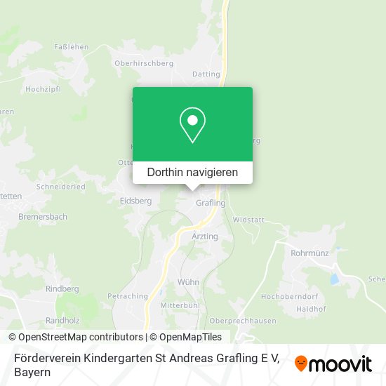 Förderverein Kindergarten St Andreas Grafling E V Karte
