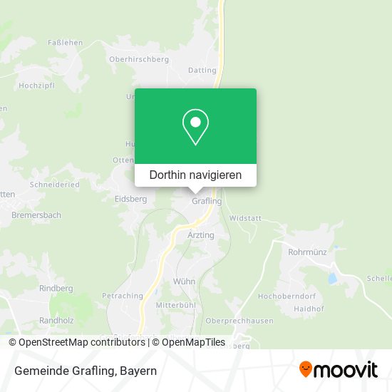 Gemeinde Grafling Karte