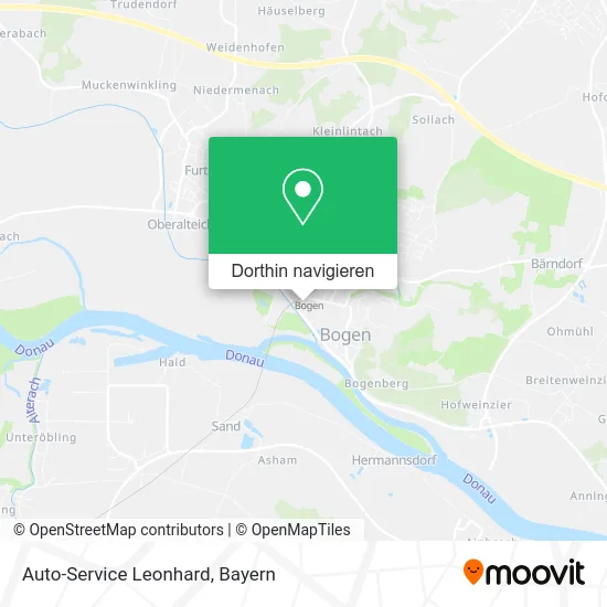 Auto-Service Leonhard Karte