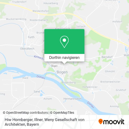 Hiw Hornberger, Illner, Weny Gesellschaft von Architekten Karte
