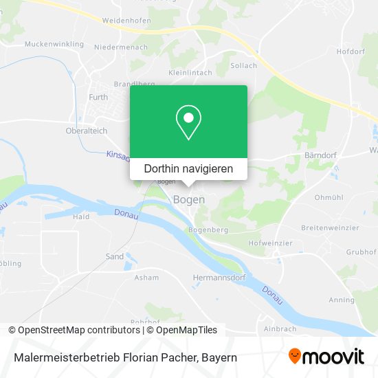 Malermeisterbetrieb Florian Pacher Karte