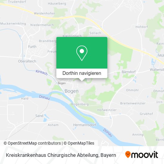 Kreiskrankenhaus Chirurgische Abteilung Karte