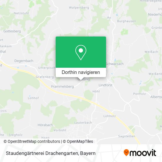 Staudengärtnerei Drachengarten Karte