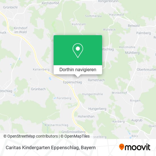 Caritas Kindergarten Eppenschlag Karte