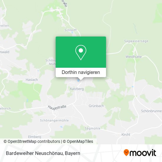 Bardeweiher Neuschönau Karte
