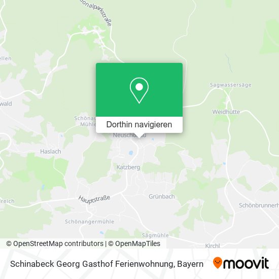 Schinabeck Georg Gasthof Ferienwohnung Karte