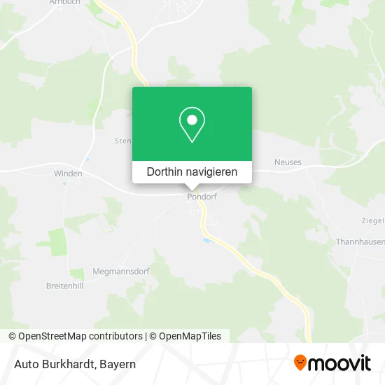 Auto Burkhardt Karte