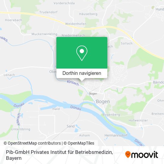 Pib-GmbH Privates Institut für Betriebsmedizin Karte