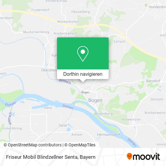 Friseur Mobil Blindzellner Senta Karte
