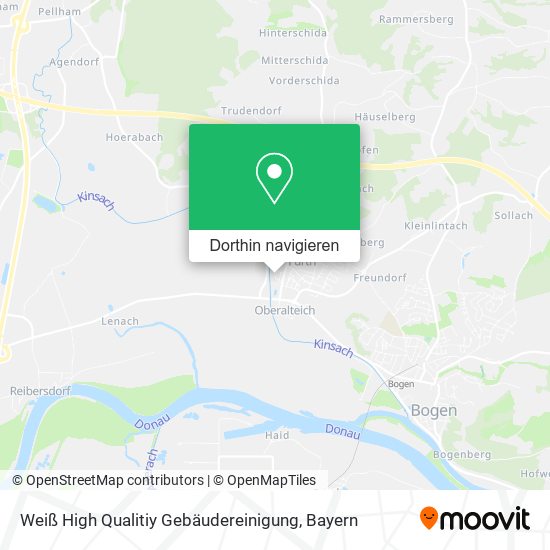 Weiß High Qualitiy Gebäudereinigung Karte