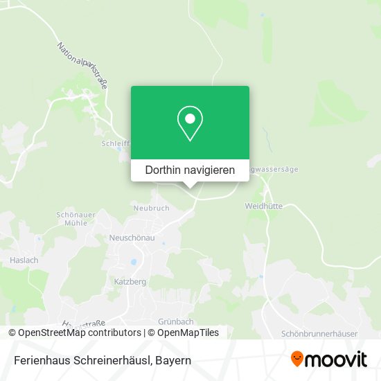 Ferienhaus Schreinerhäusl Karte