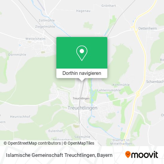 Islamische Gemeinschaft Treuchtlingen Karte