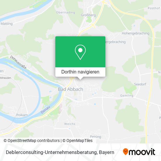 Deblerconsulting-Unternehmensberatung Karte
