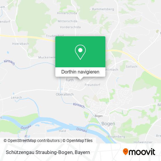 Schützengau Straubing-Bogen Karte