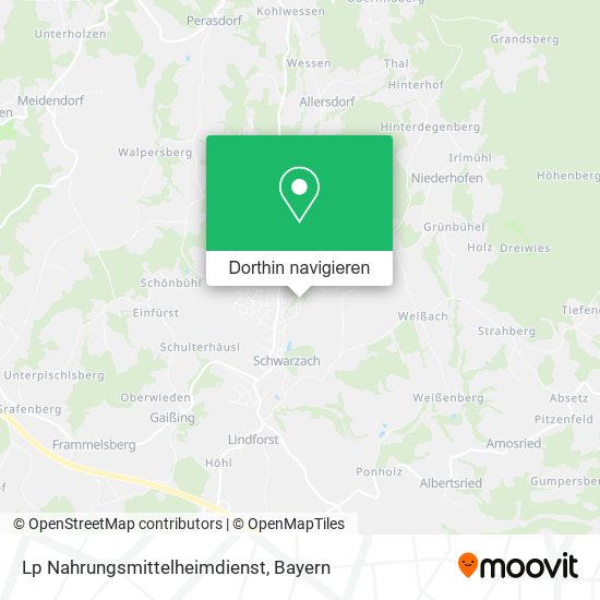 Lp Nahrungsmittelheimdienst Karte