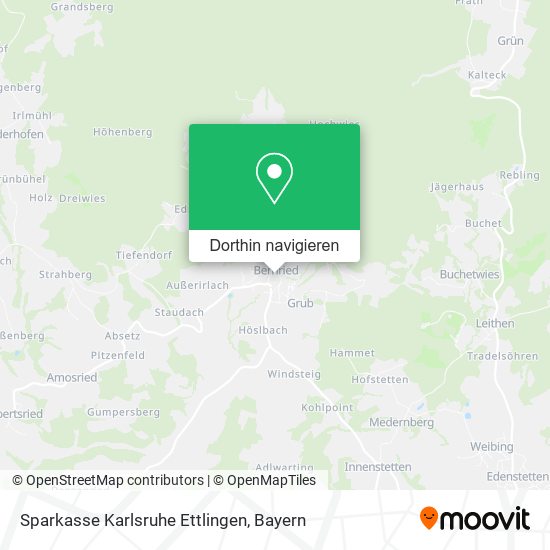 Sparkasse Karlsruhe Ettlingen Karte