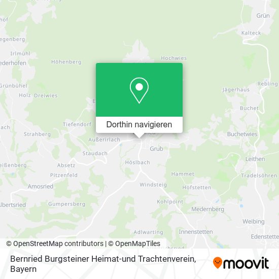 Bernried Burgsteiner Heimat-und Trachtenverein Karte