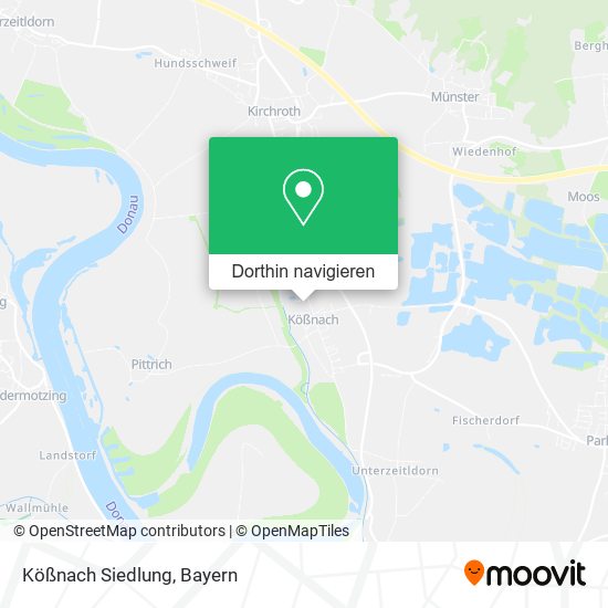 Kößnach Siedlung Karte