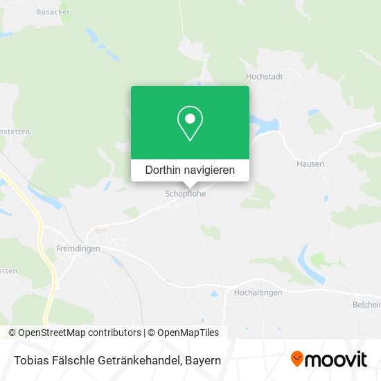 Tobias Fälschle Getränkehandel Karte