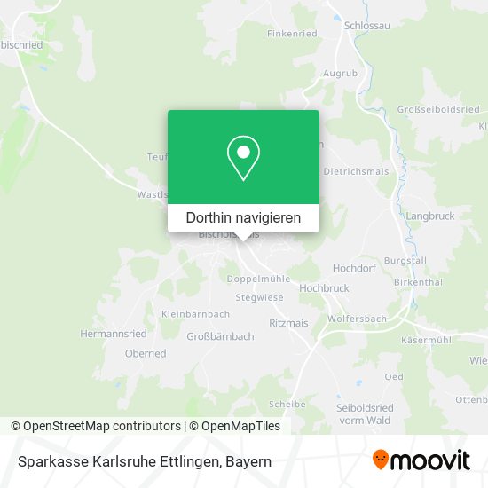 Sparkasse Karlsruhe Ettlingen Karte