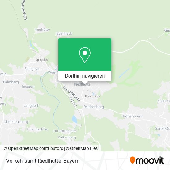 Verkehrsamt Riedlhütte Karte